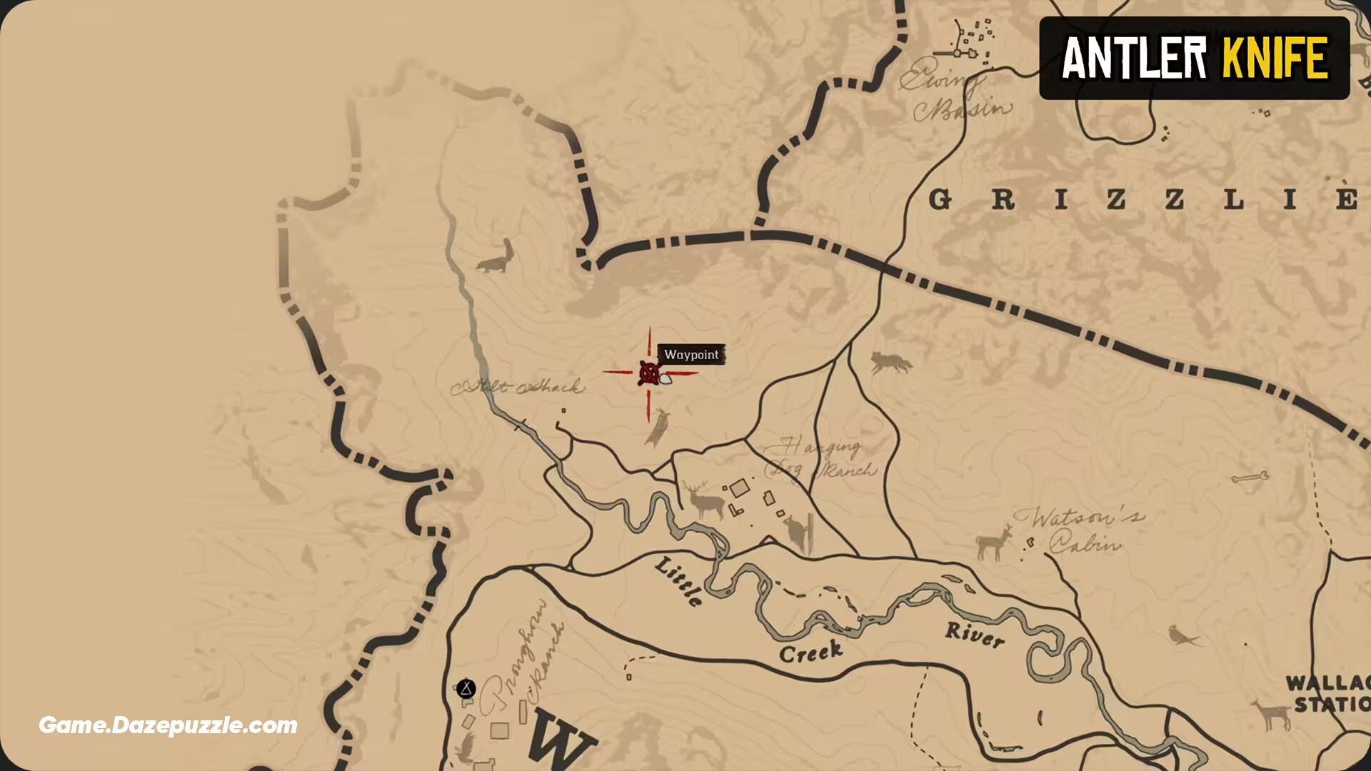 Antler Knife Location