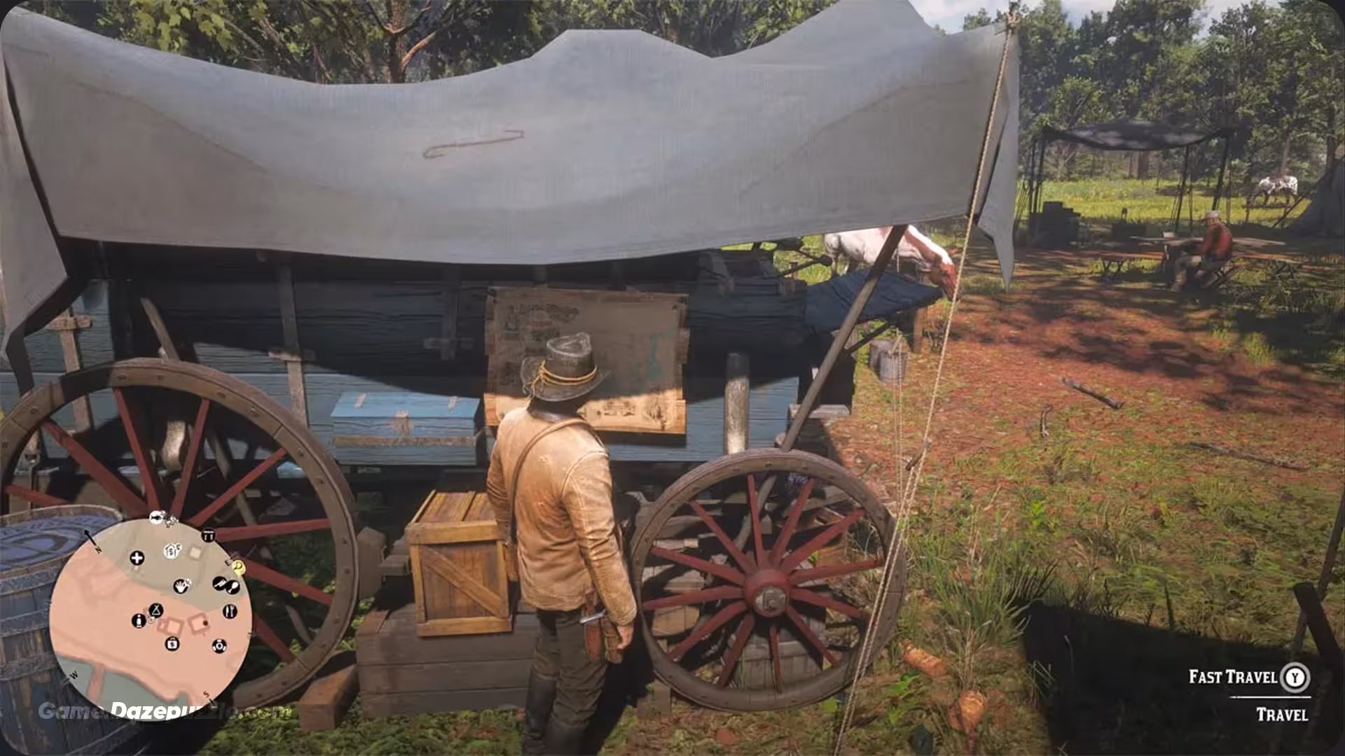 Arthur's wagon rdr2