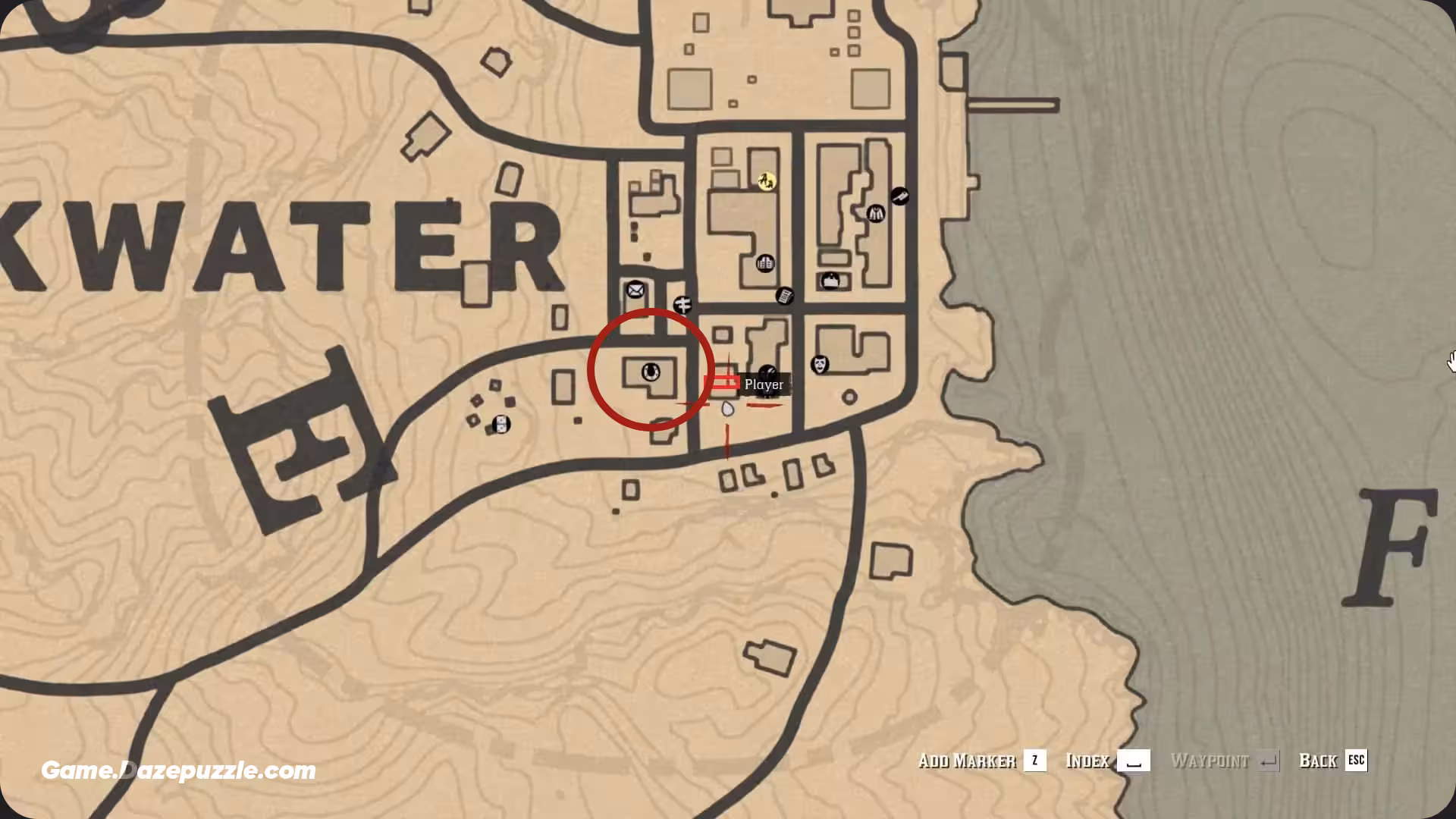 Blackwater stable Location RDR2