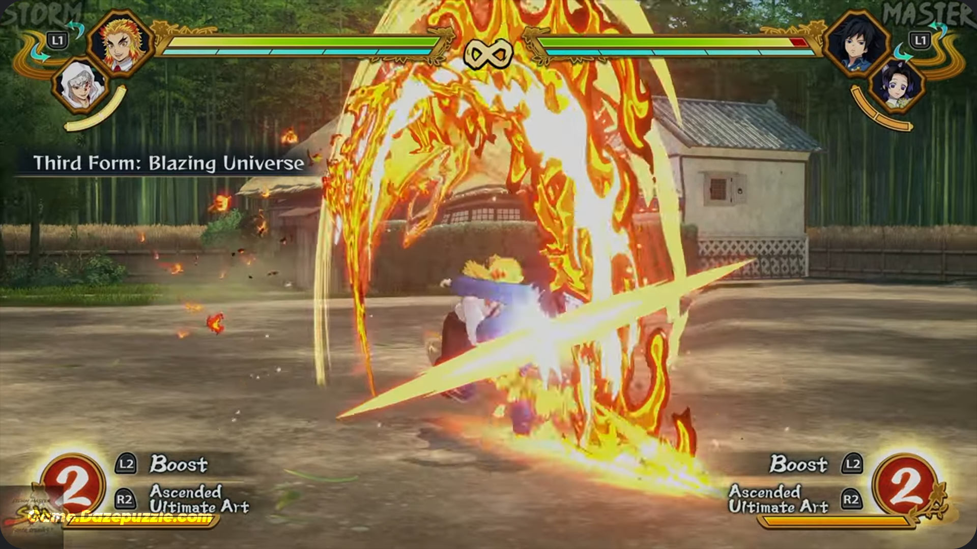 Blazing Universe