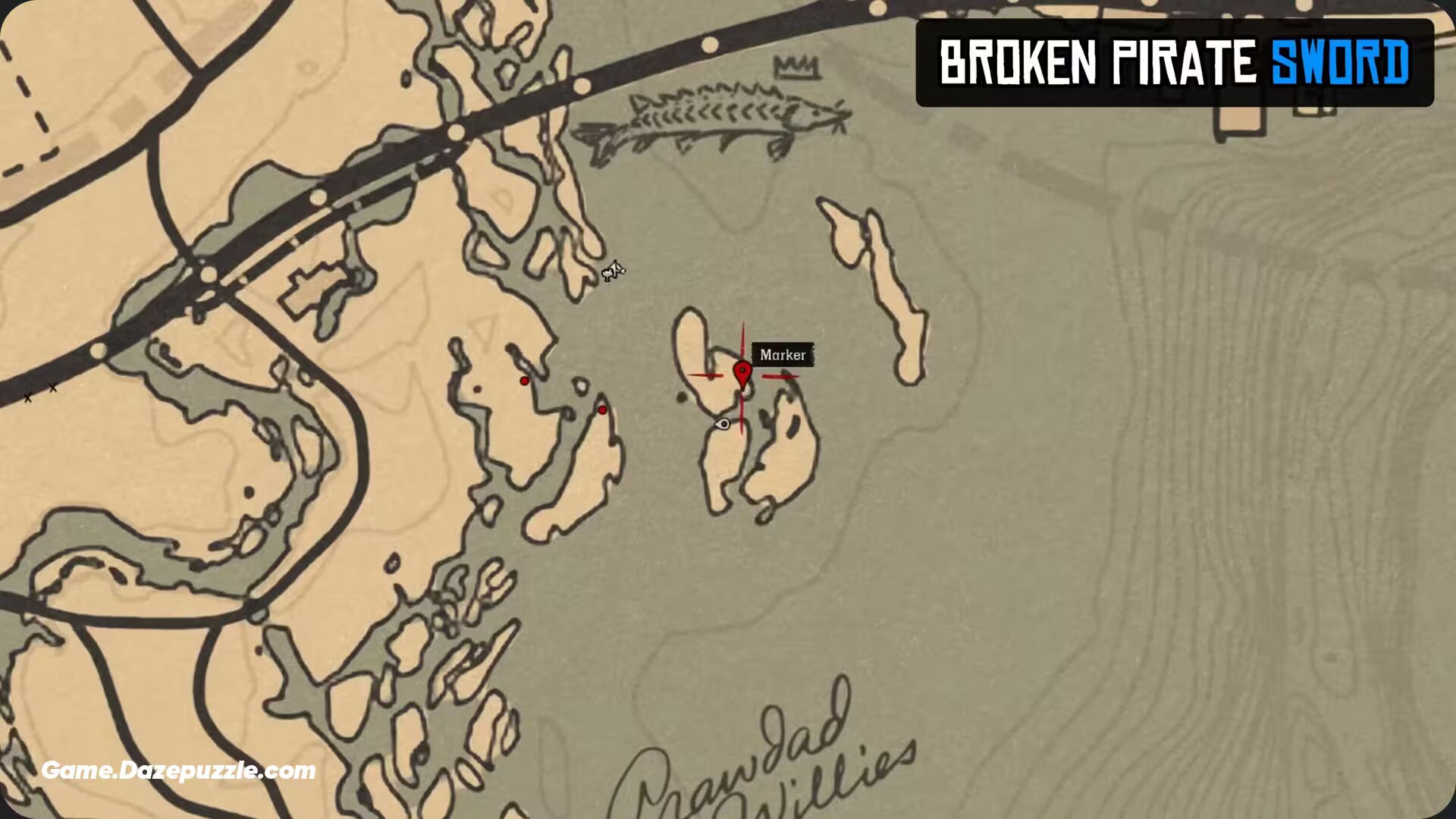 Broken Pirate Sword Location