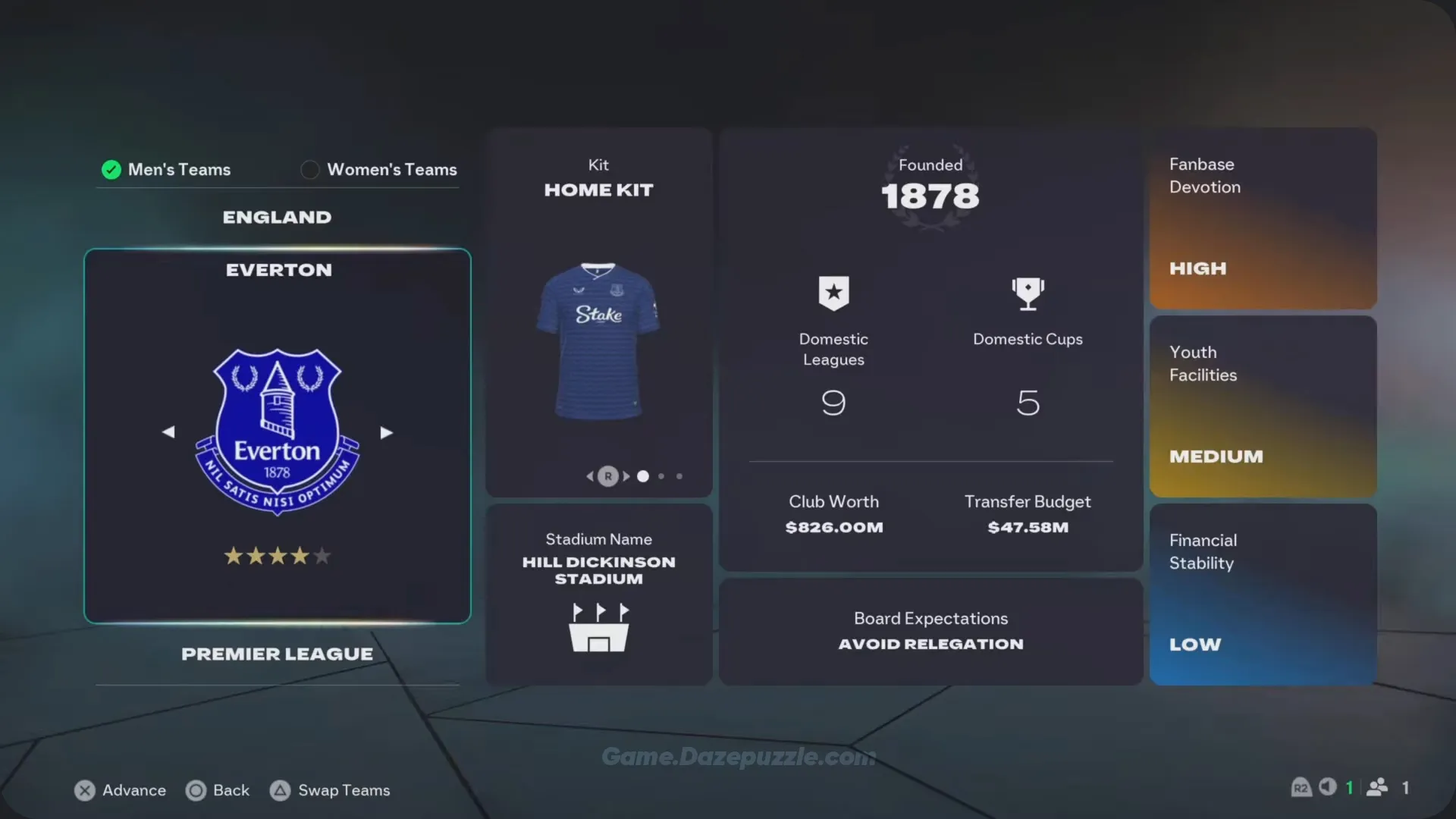 Building English Glory Everton