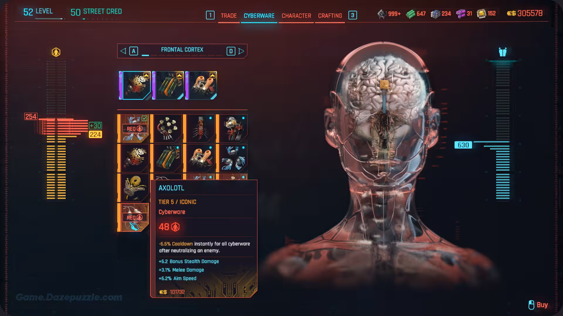 Cyberpunk 2077 Axolotl