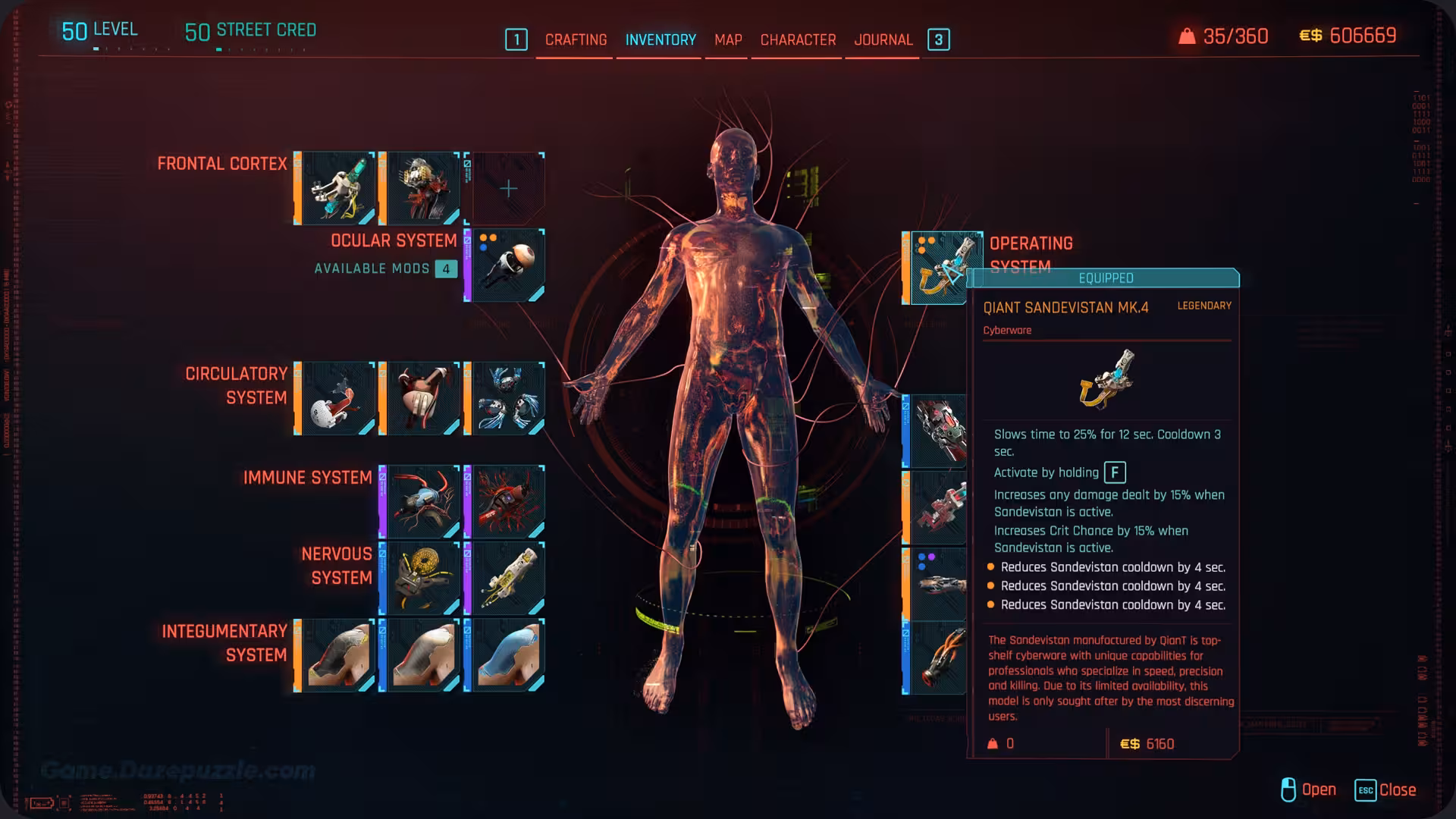 Cyberpunk 2077 Sandevistan