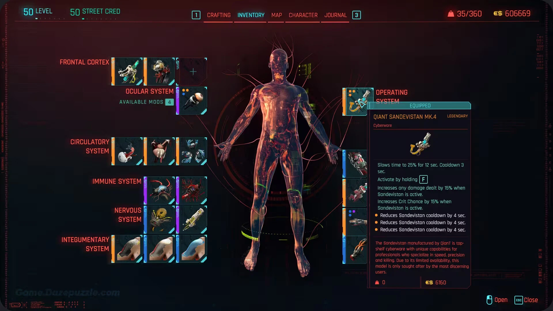 Cyberpunk 2077 Sandevistan