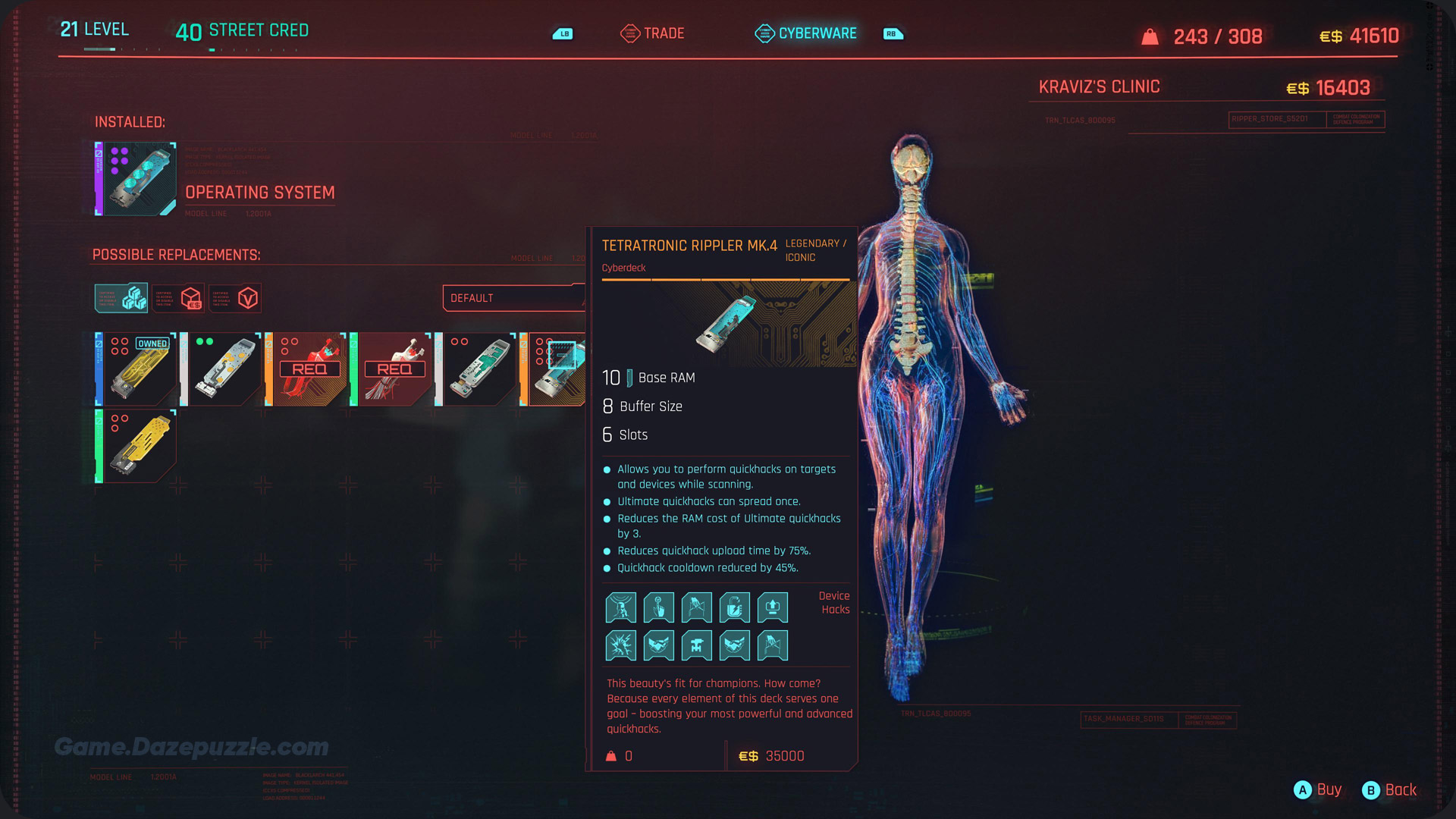 Cyberware Malfunction - Best Quickhacks in Cyberpunk 2077