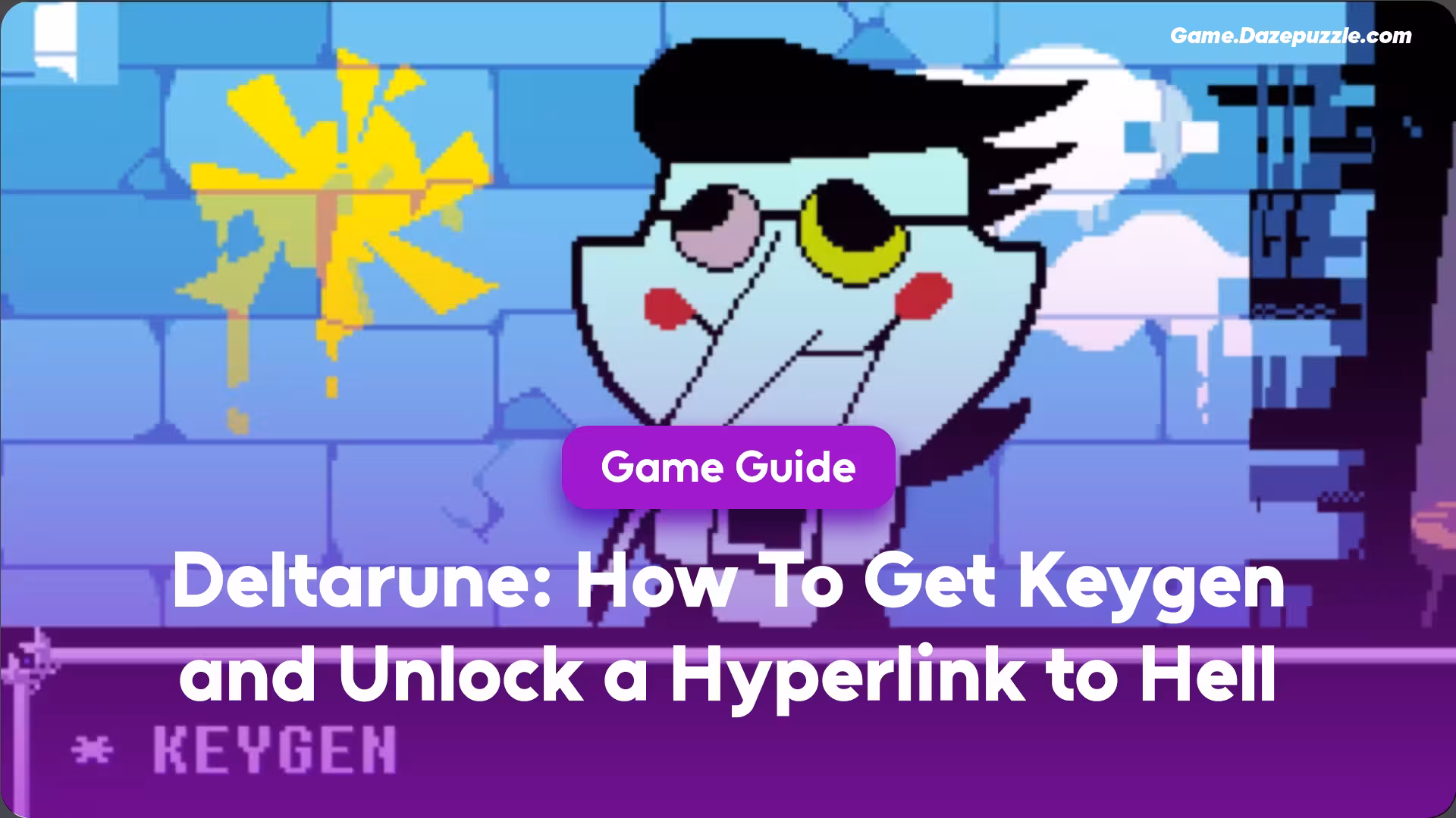 Deltarune how to get keygen