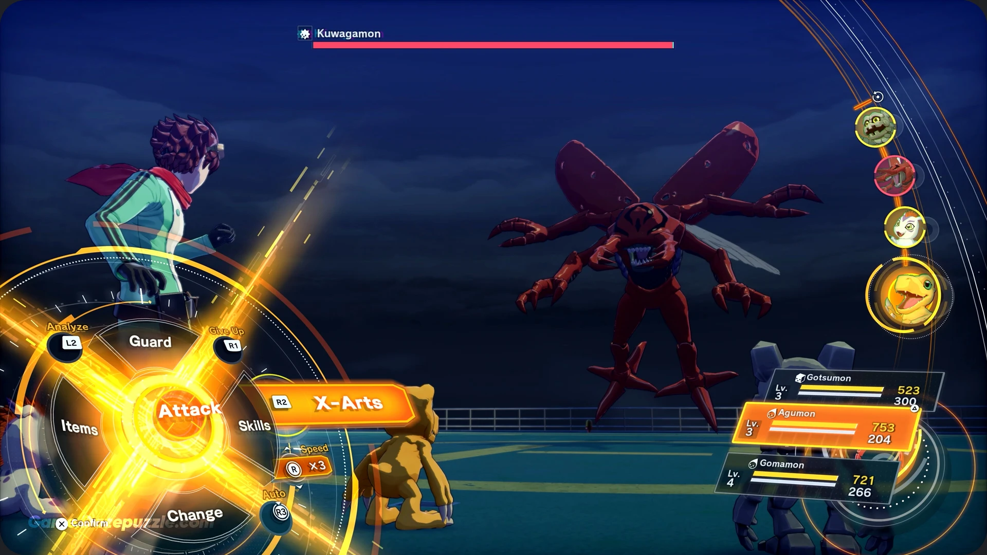 Digimon Story Time Stranger Combat