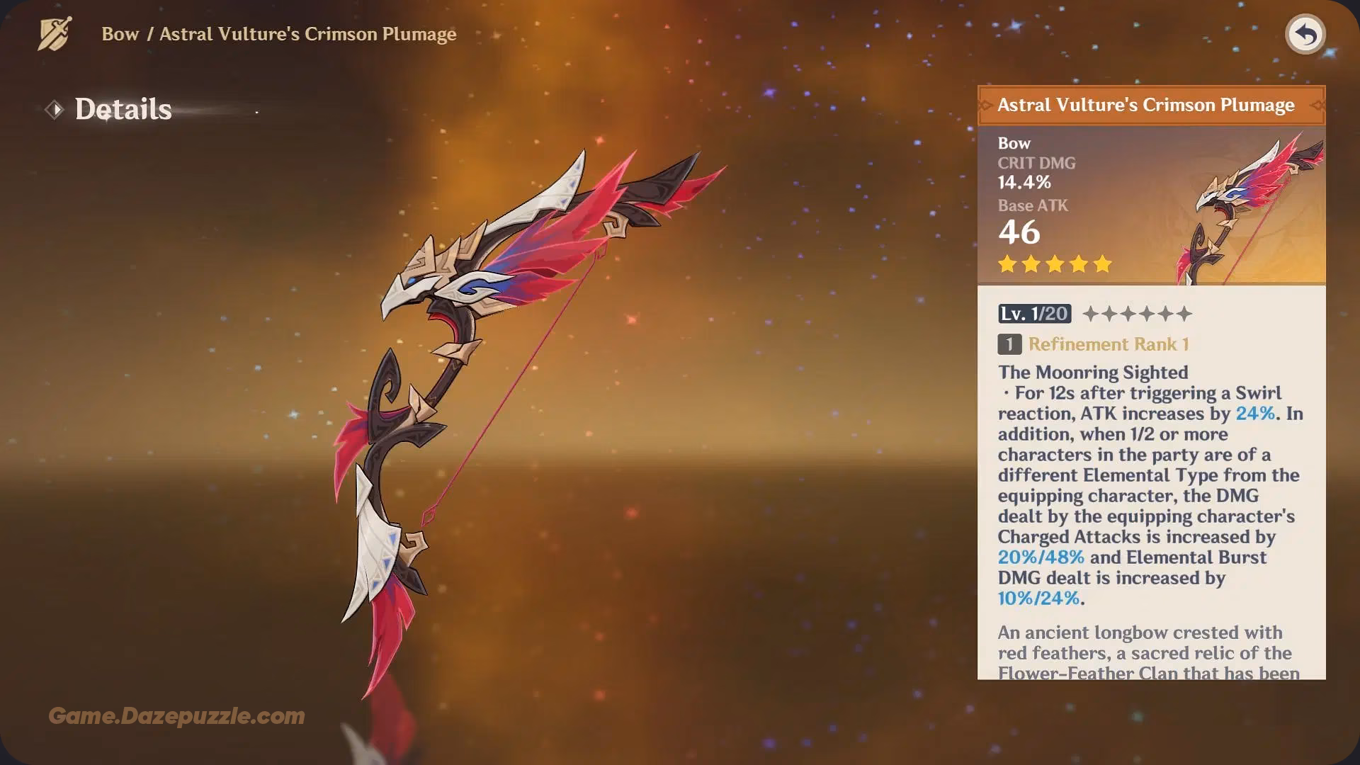 Genshin Impact Chasca Weapon