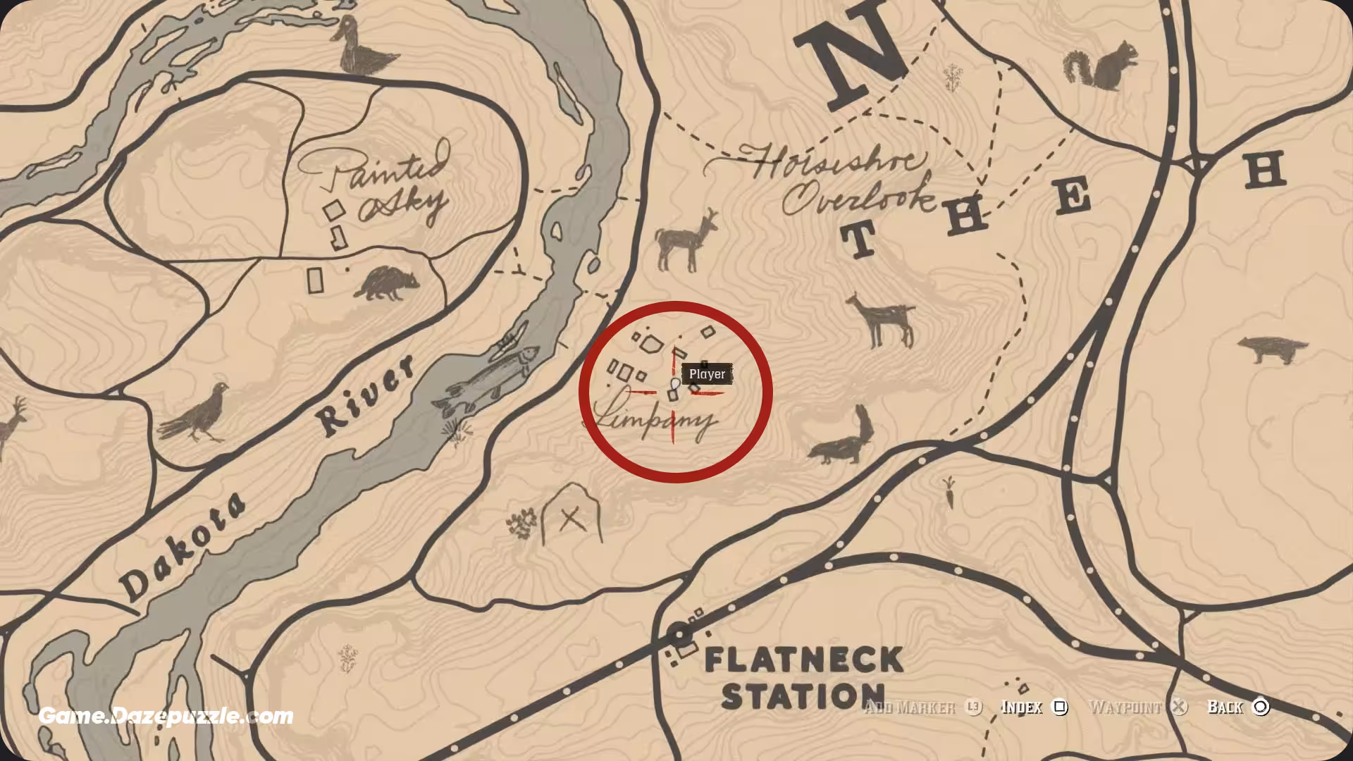 Gold Bar in the West Limpany RDR2