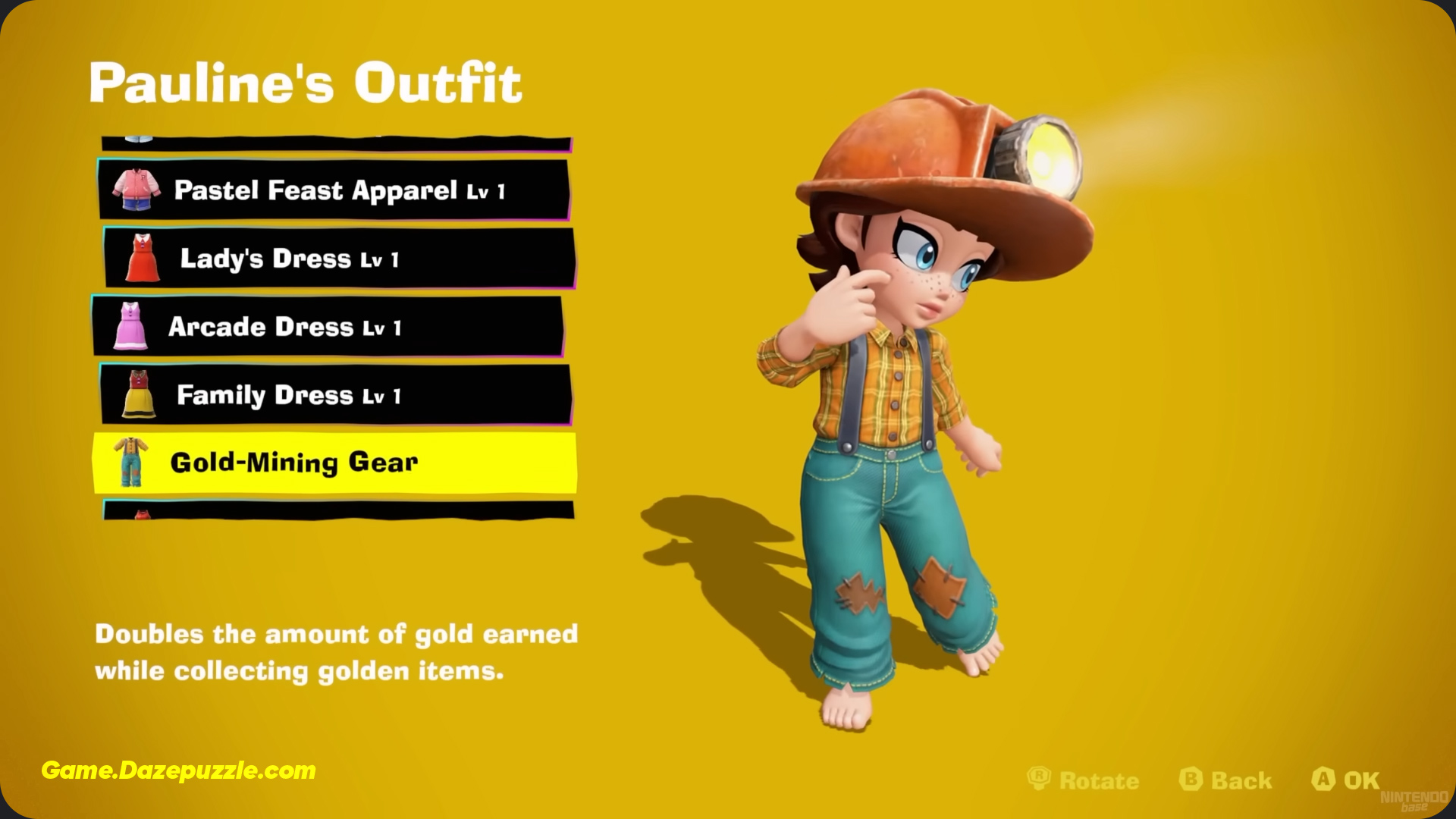 Gold Mining Gear Outfit