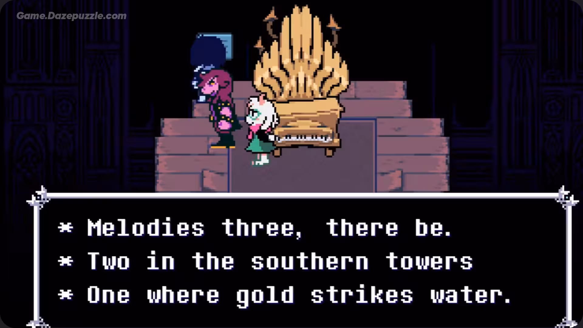 Golden Piano Puzzle