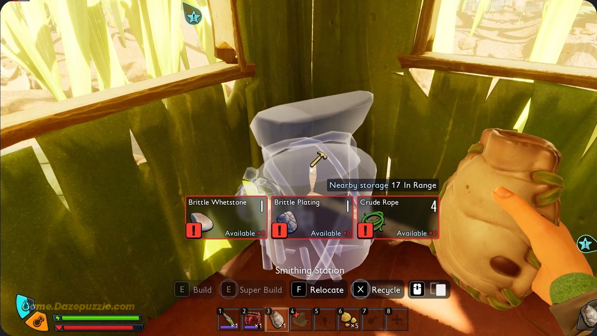 Grounded 2 Smithing Station