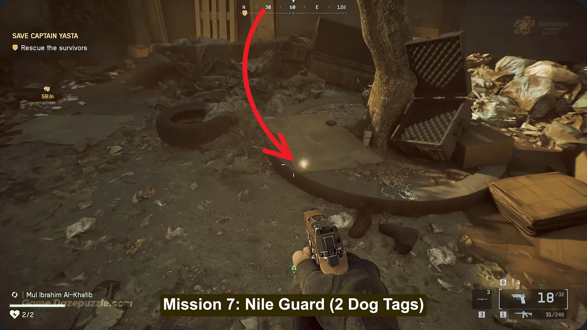 Mission 7 Nile Guard Dog Tags