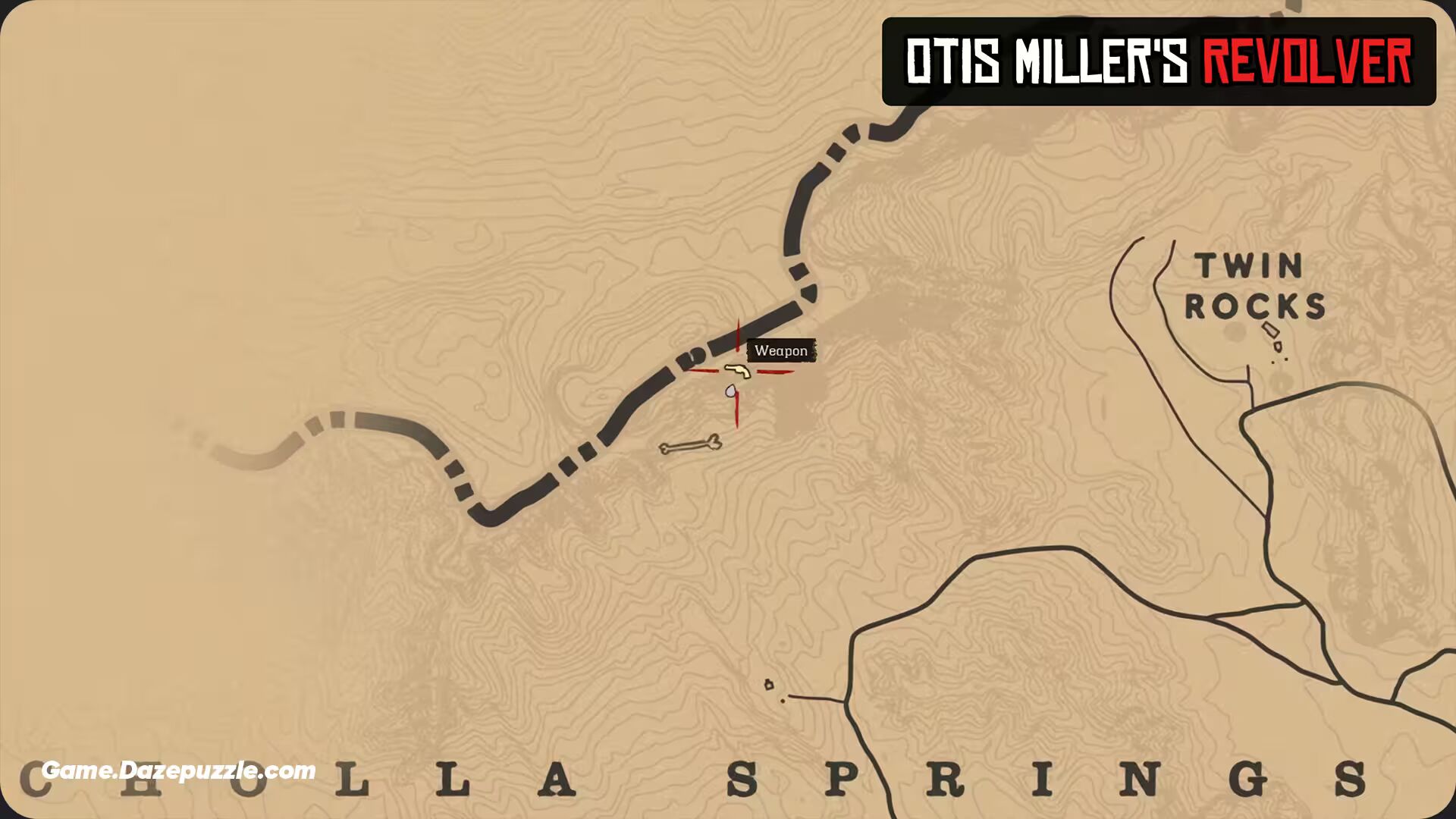 Otis Millers Revolver Location