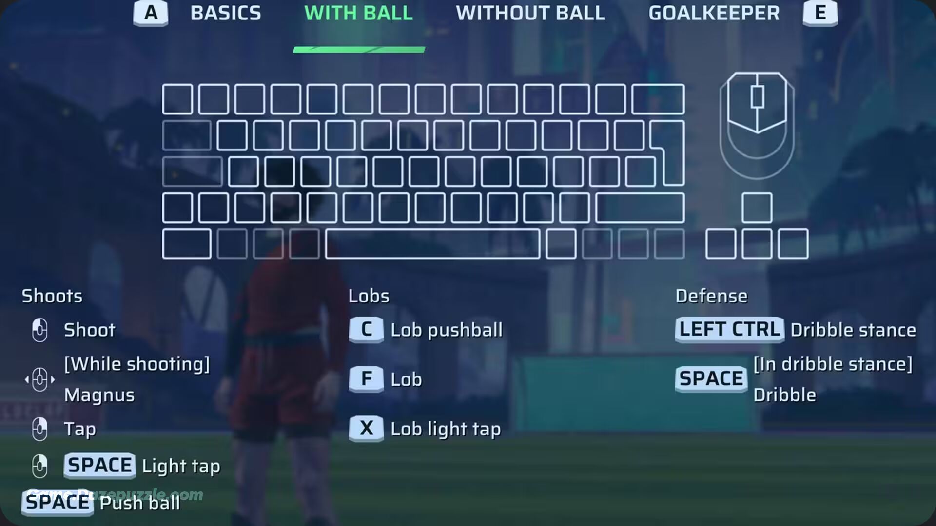 PC Controls With The ball