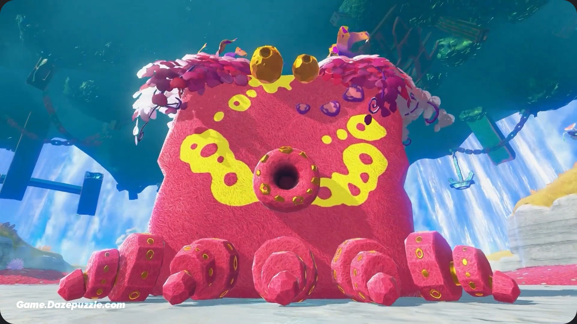 the Peekabruiser in Donkey Kong Bananza