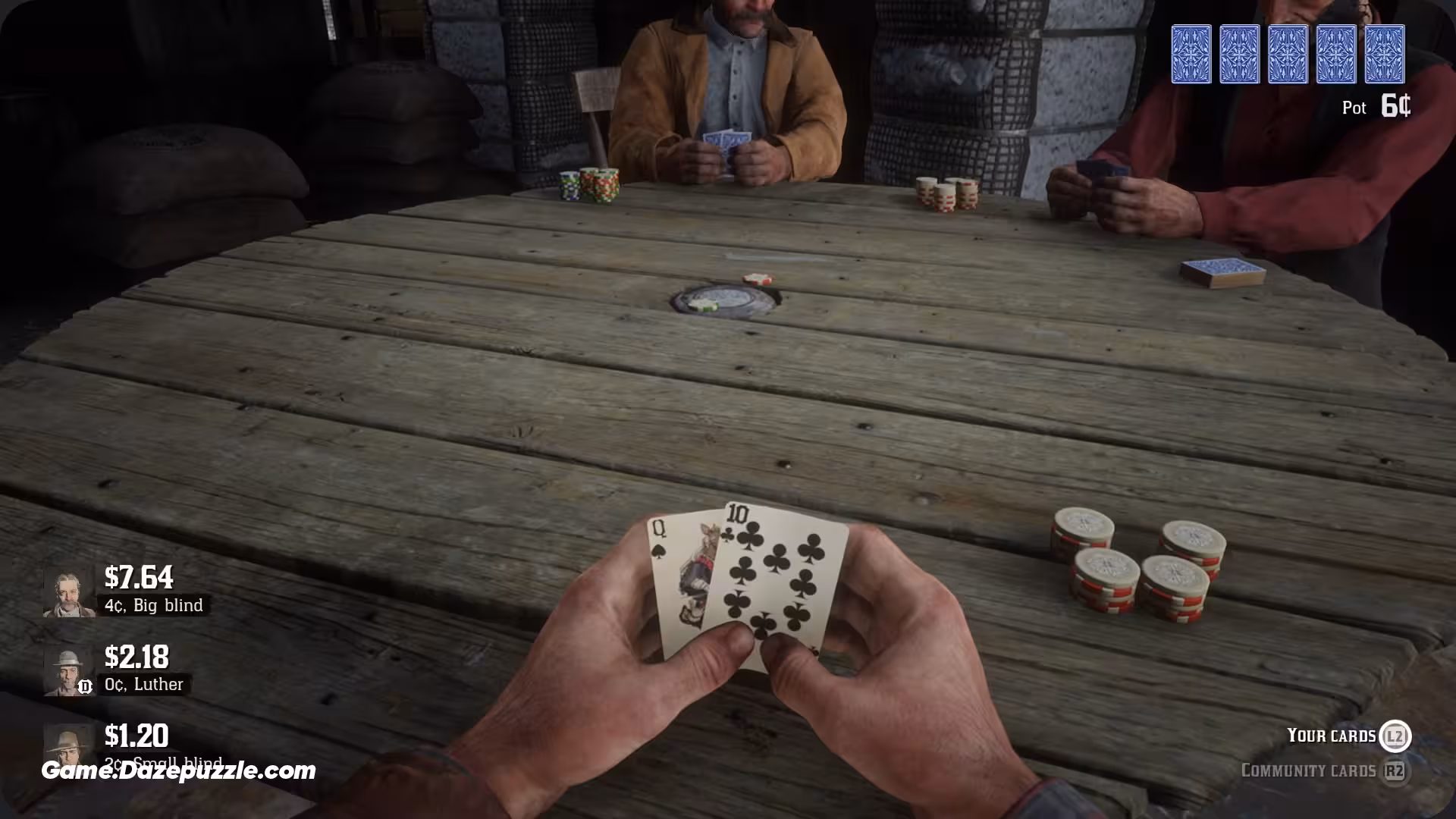 Poker in RDR2
