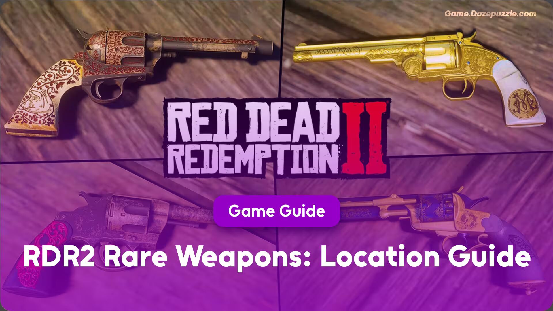 RDR2 Rare Weapons