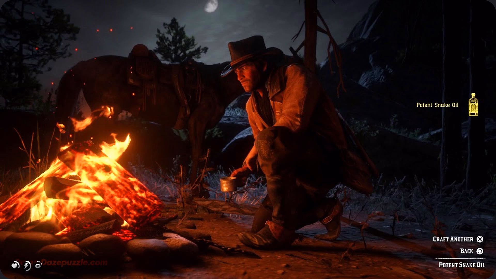 RDR2 campfire crafting health tonic Red Dead Redemption 2: The Ultimate Beginner's Guide