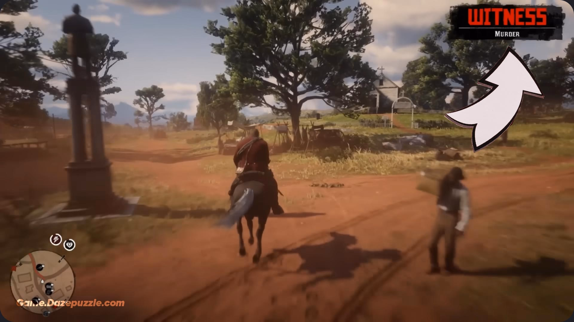 RDR2 threaten witness Red Dead Redemption 2: The Ultimate Beginner's Guide