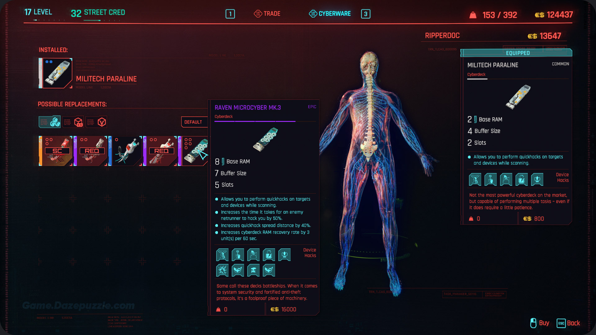 Raven Microcyber - Best Quickhacks in Cyberpunk 2077