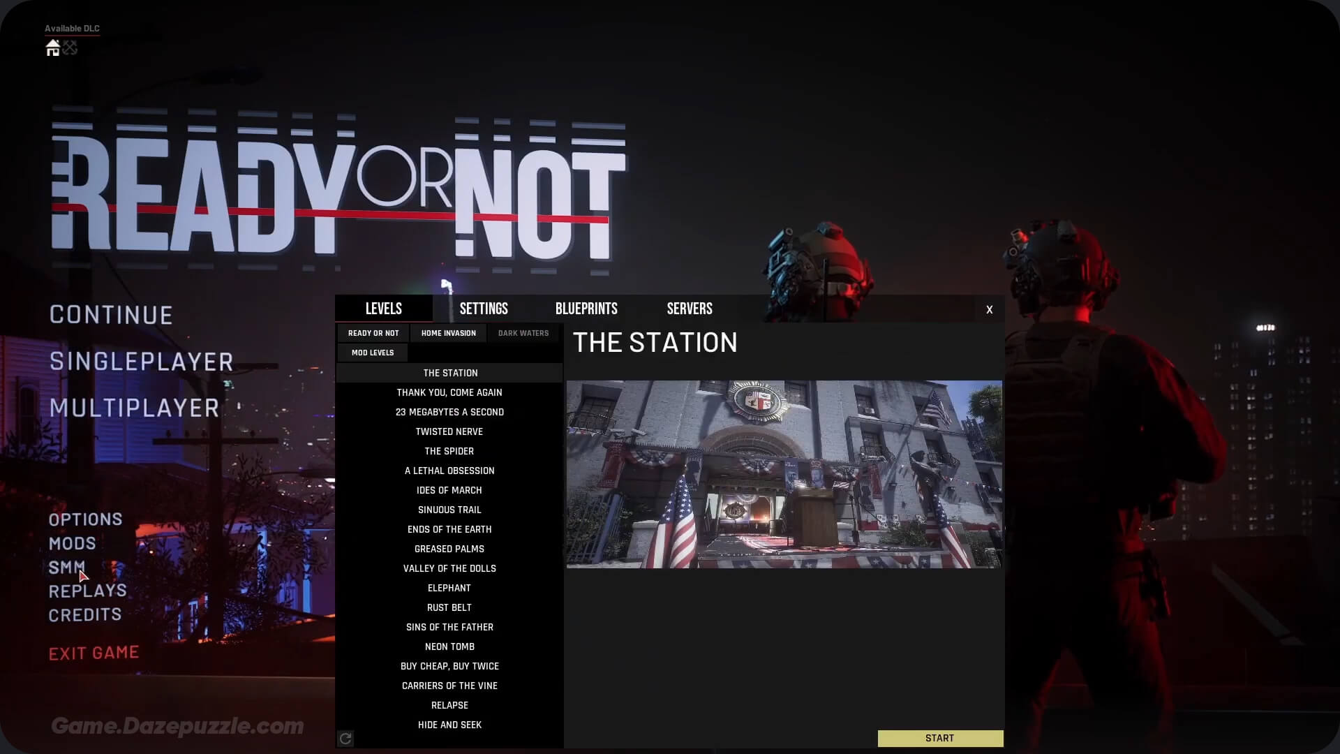 Ready or Not In Game Menu Mod