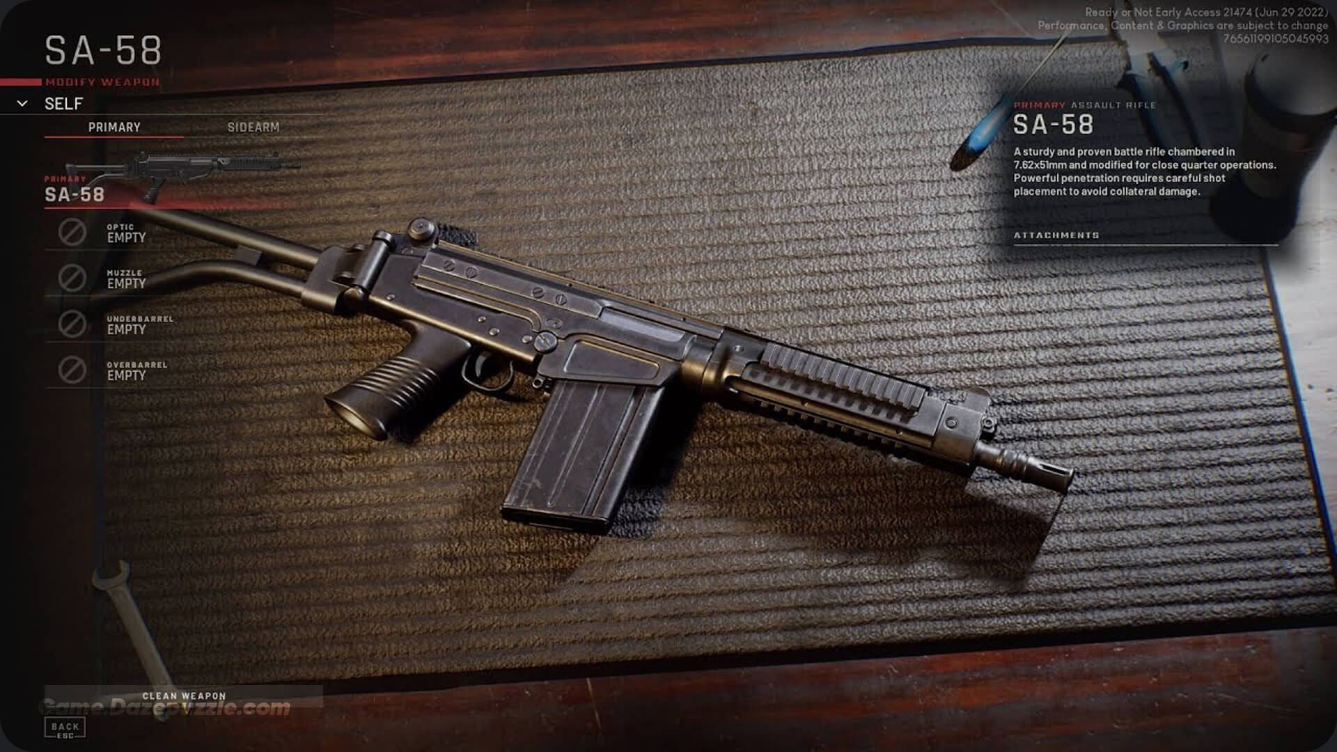 SA-58 in ready or not