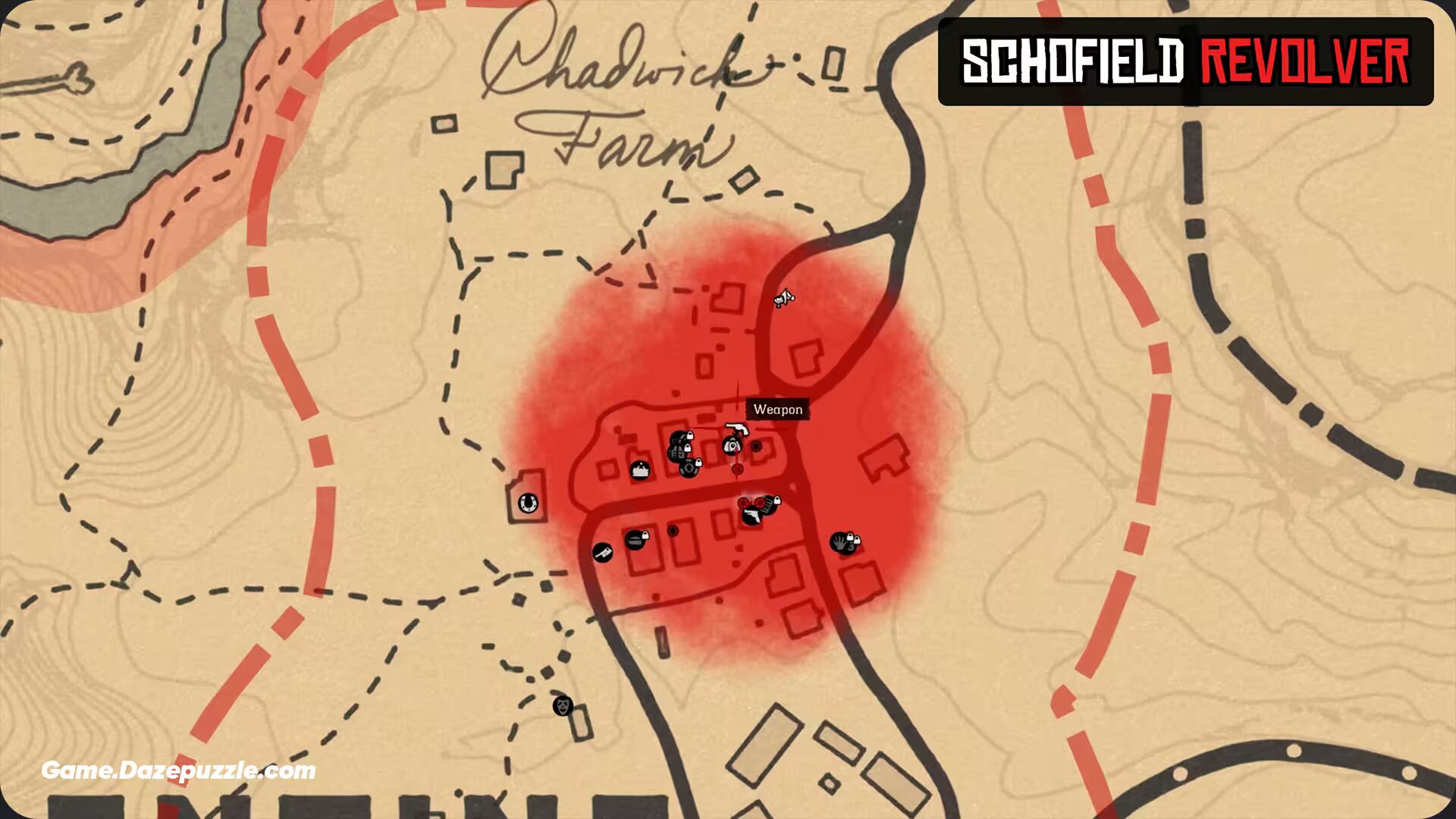 Schofield Revolver Location