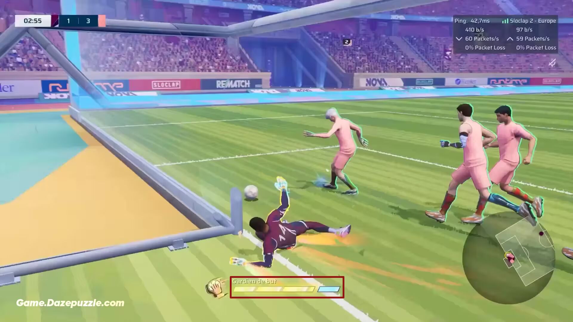 Stamina bar in Rematch