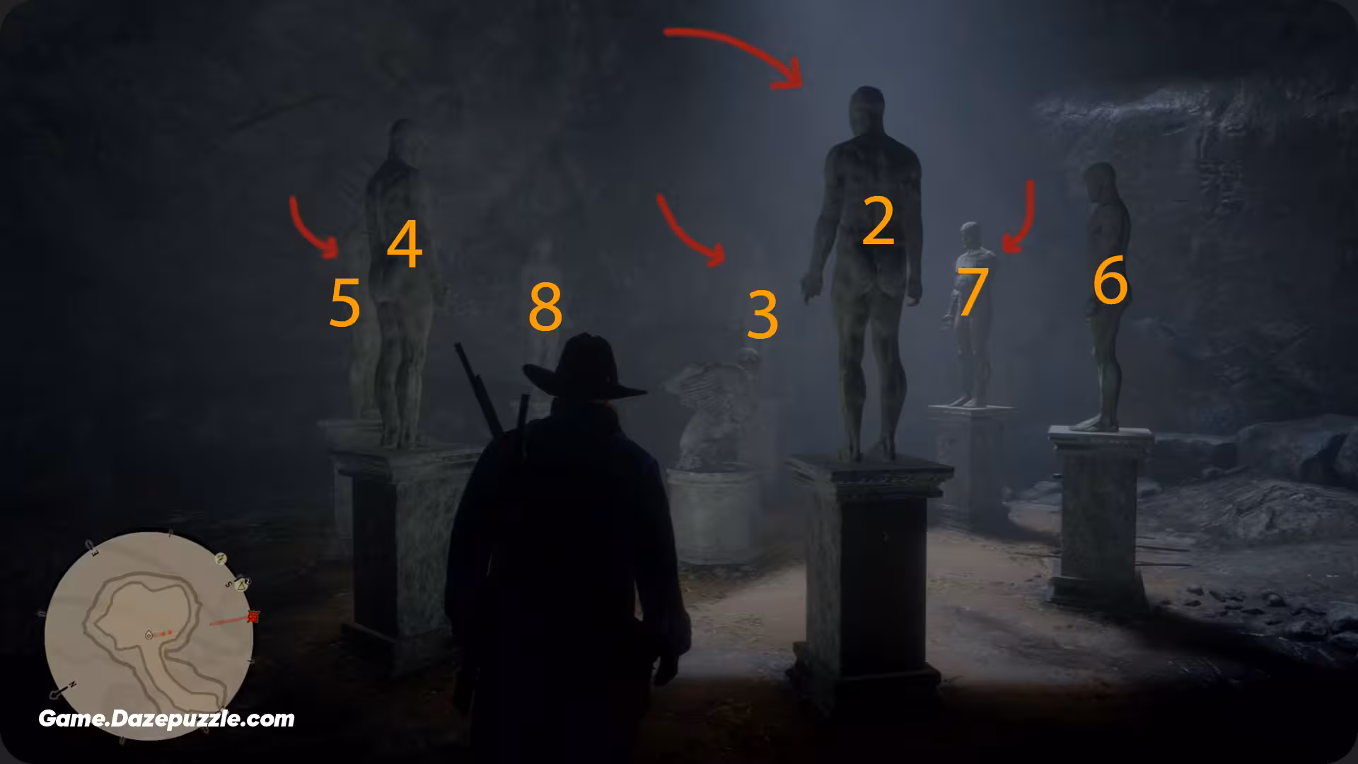 Statues Puzzle Solution