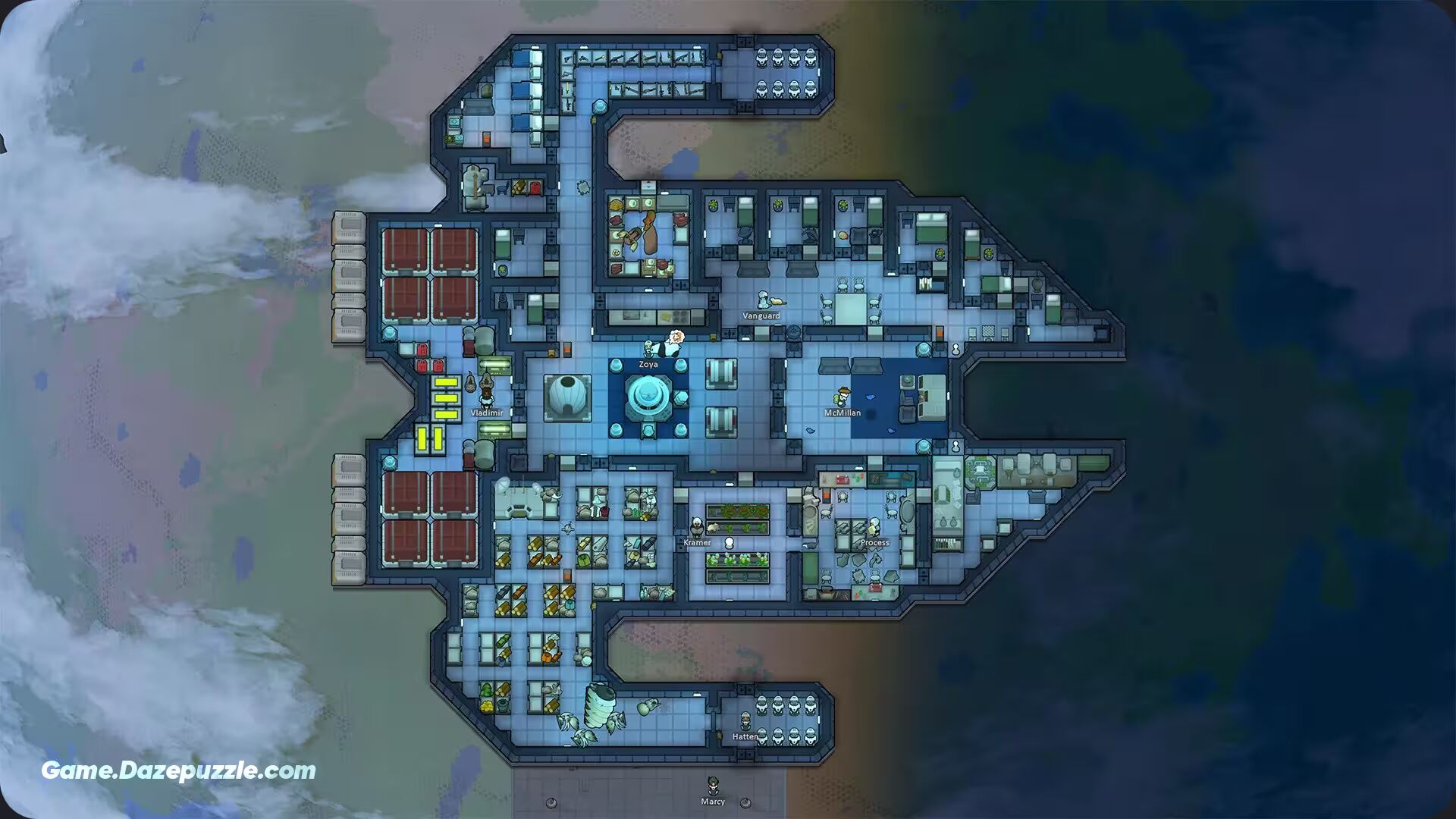 The Gravship in RimWorld Odyssey