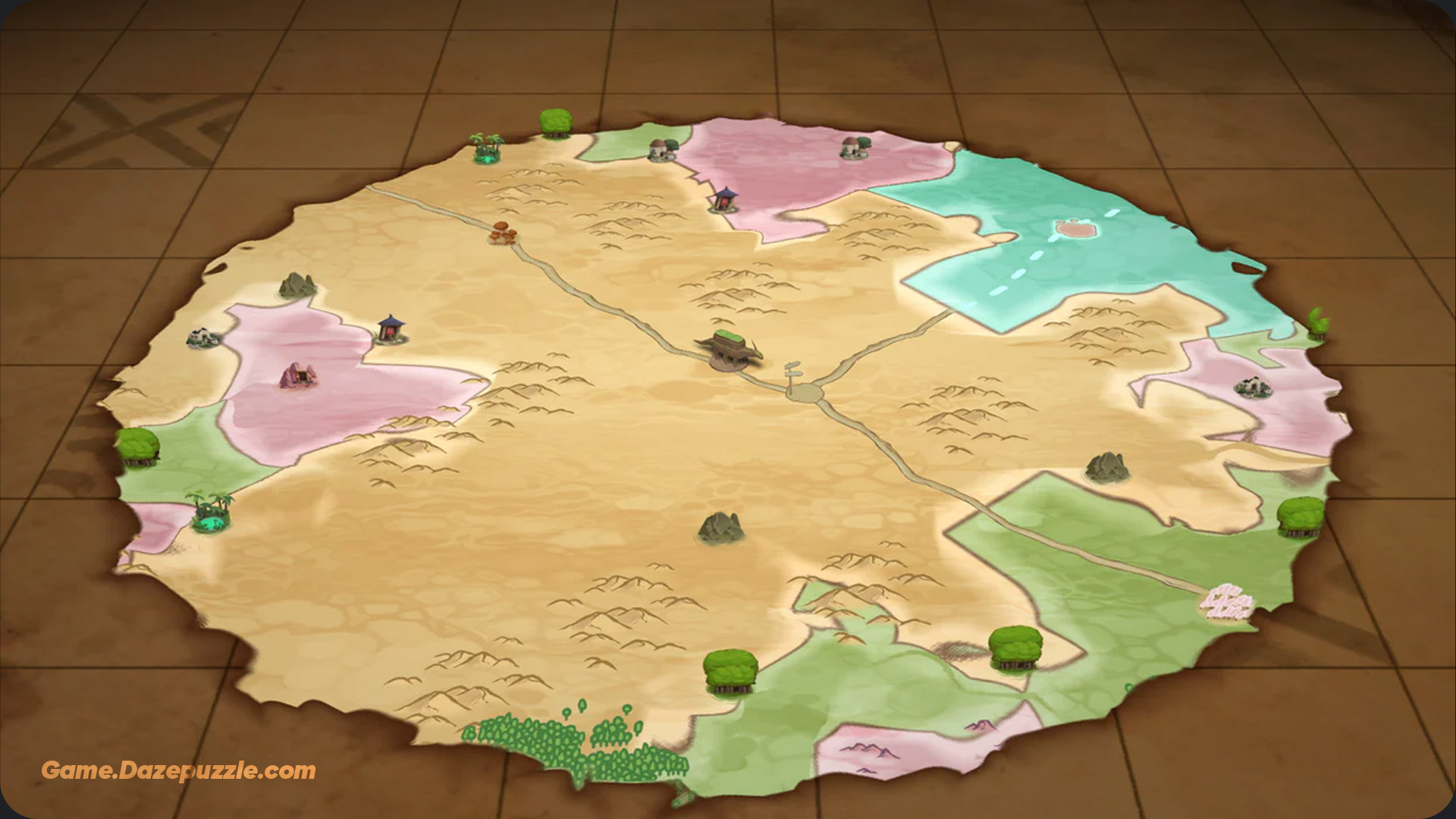 The Wandering Village World Map