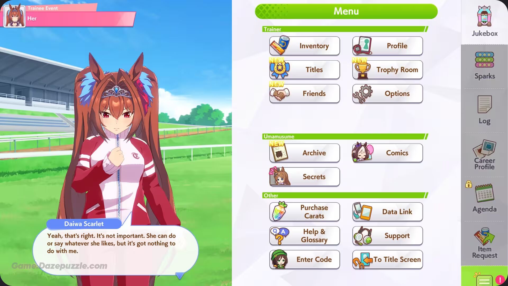 Umamusume Daiwa Scarlet Choices