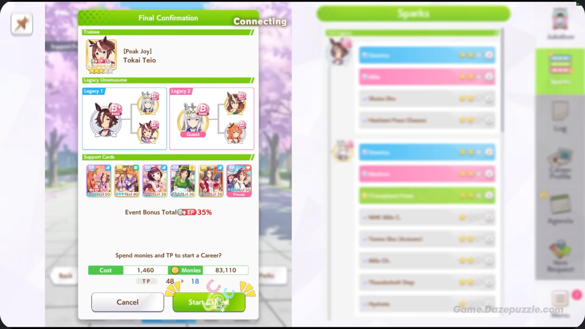 Umamusume Tokai Teio Best Support Cards