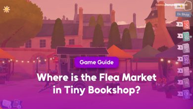 Where is the Flea Market in Tiny Bookshop
