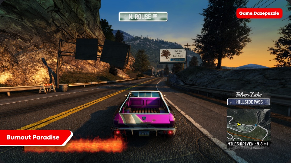 Burnout Paradise Top 10 Video Games with Smoothest Frame Rate