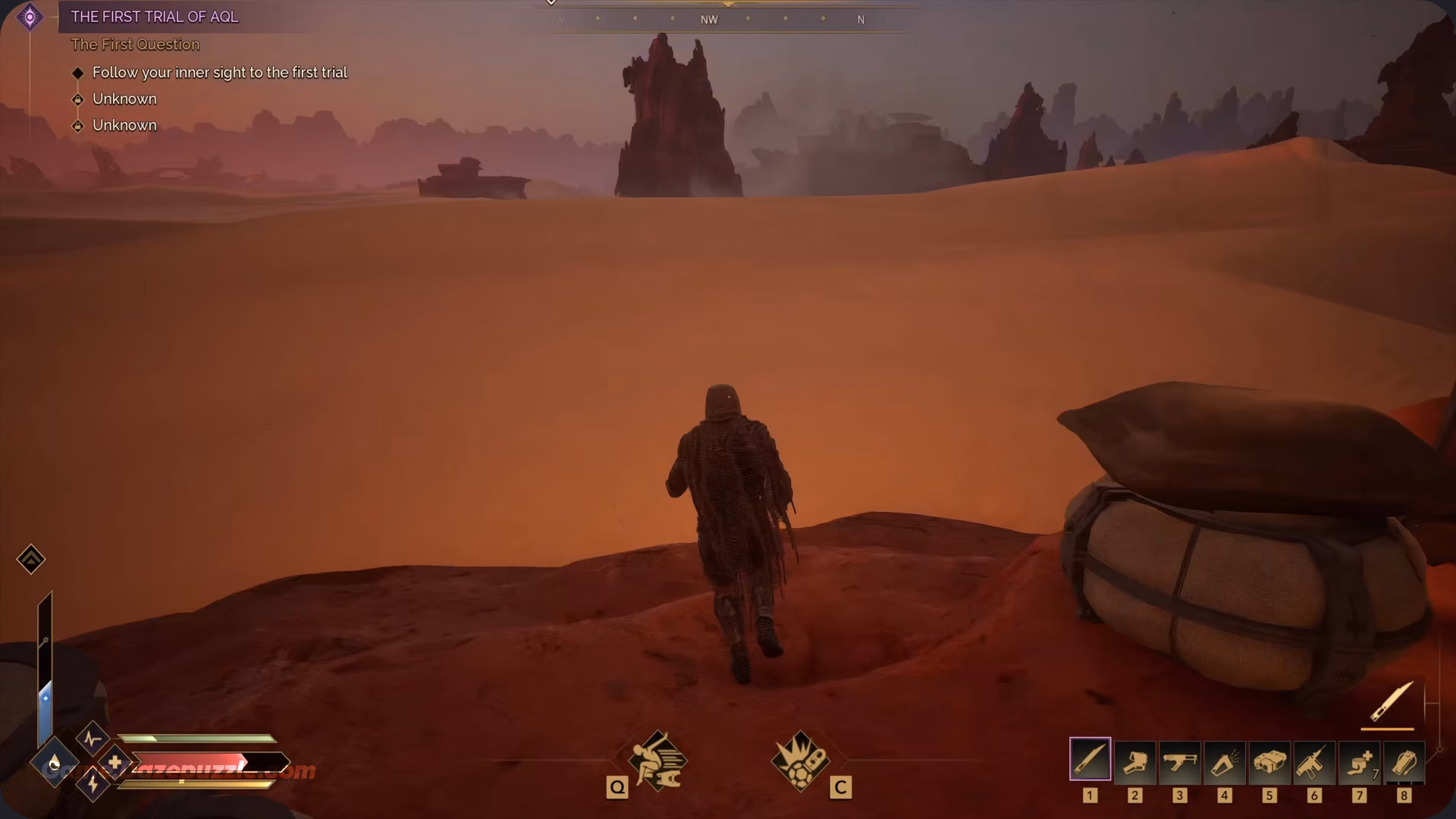 First Steps in Dune - How to Collect and Store Water