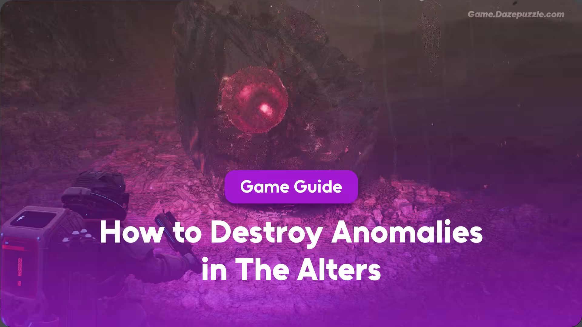 How to destroy anomalies in The Alters