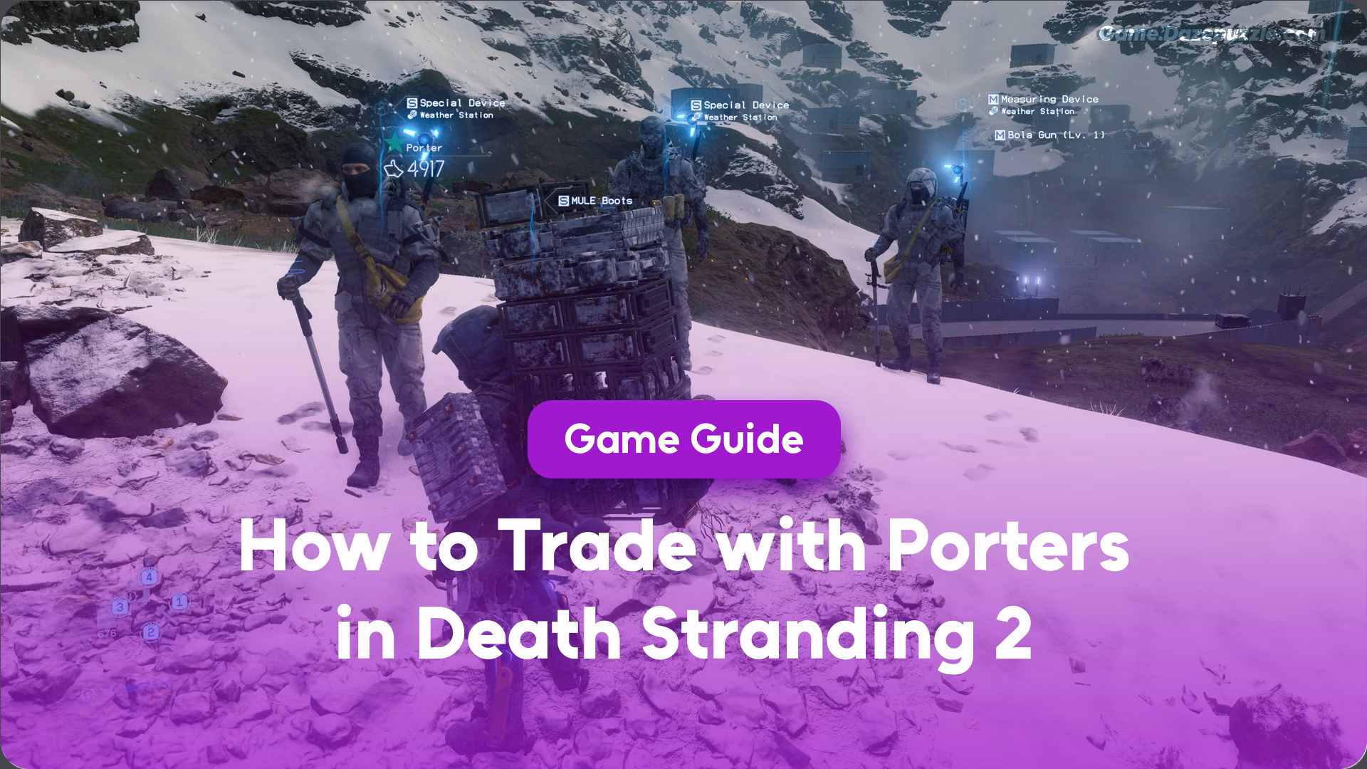 How to Trade with Porters in Death Stranding 2