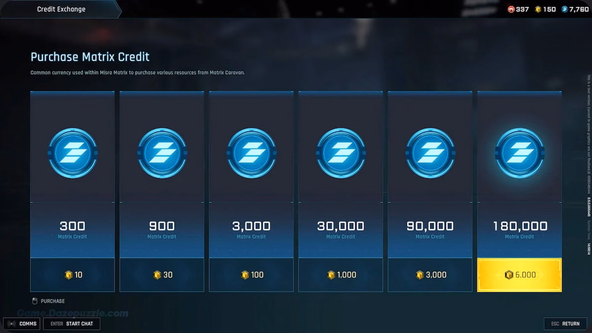Matrix Credit