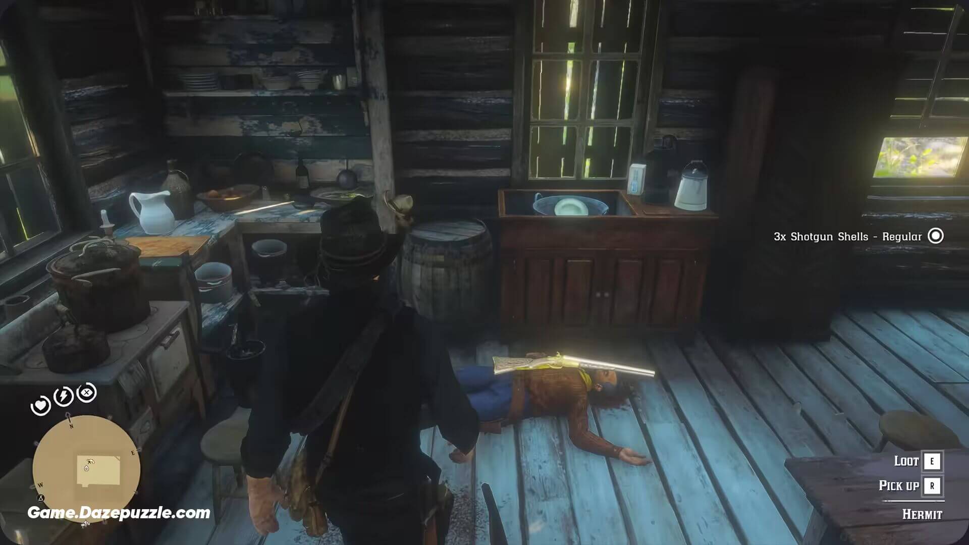 rare shotgun rdr2 pickup