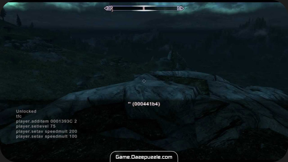 Skyrim console command