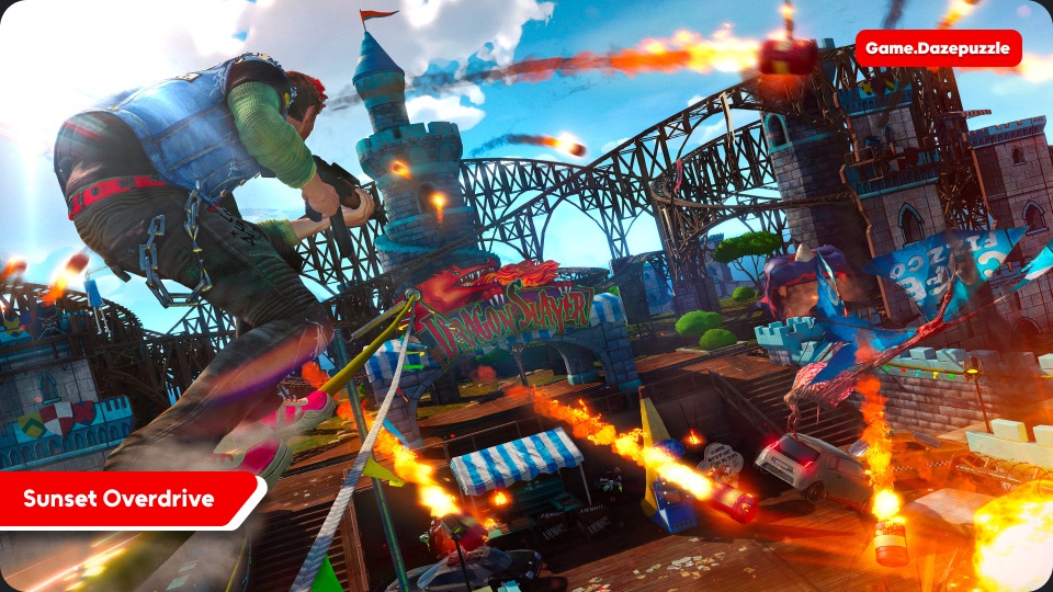 Sunset Overdrive Gameplay - Top 10 Video Games that Flopped in sales