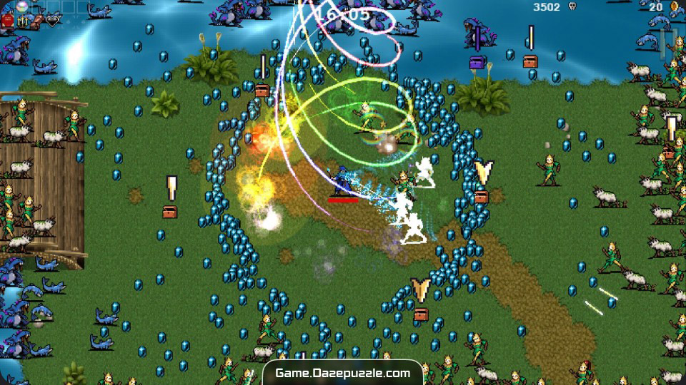 Vampire Survivors Combat and Movements