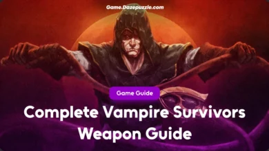 Vampire Survivors Weapon Guide