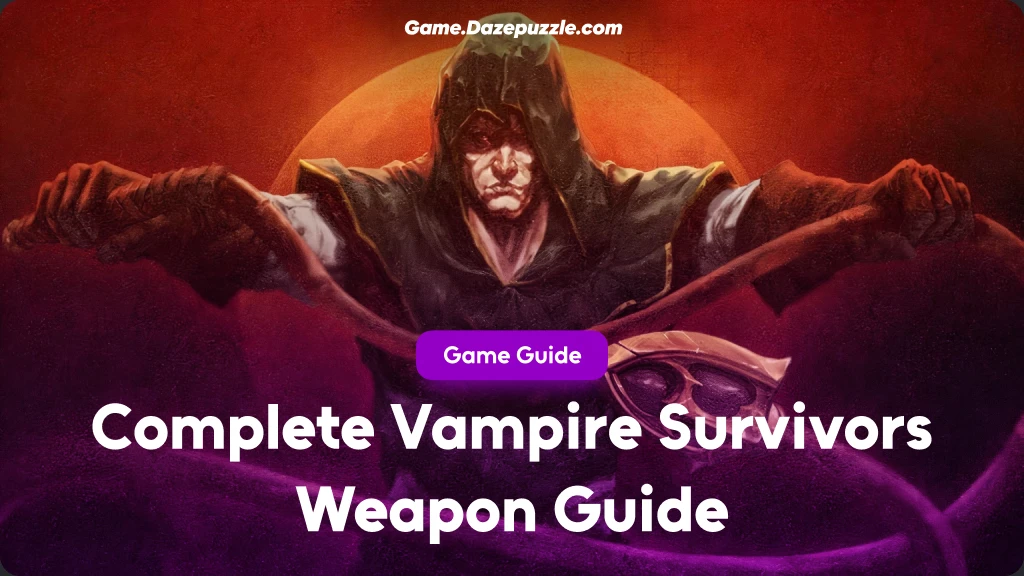 Vampire Survivors Weapon Guide